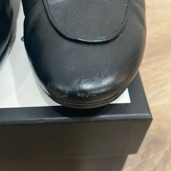 Princetown leather slipper Mules in black size 37.5 - Picture 3 of 8